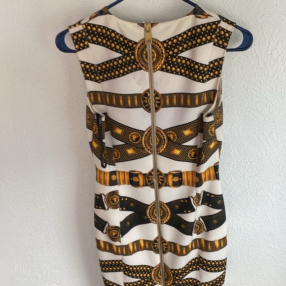 Versus by Versace Stunning sleeveless mini dress with gold hardware . - Picture 9 of 10